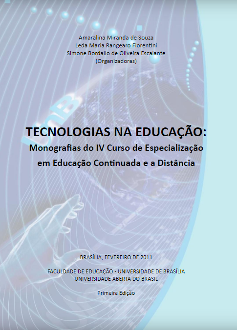Capa do livro tecnologias na educação: monografias do iv curso de especialização em educação continuada e a distância
